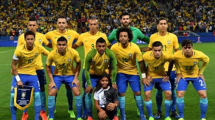 Daftar Skuad Timnas Brazil Piala Dunia 2018