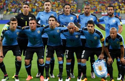 Daftar Skuad Timnas Uruguay Piala Dunia 2018